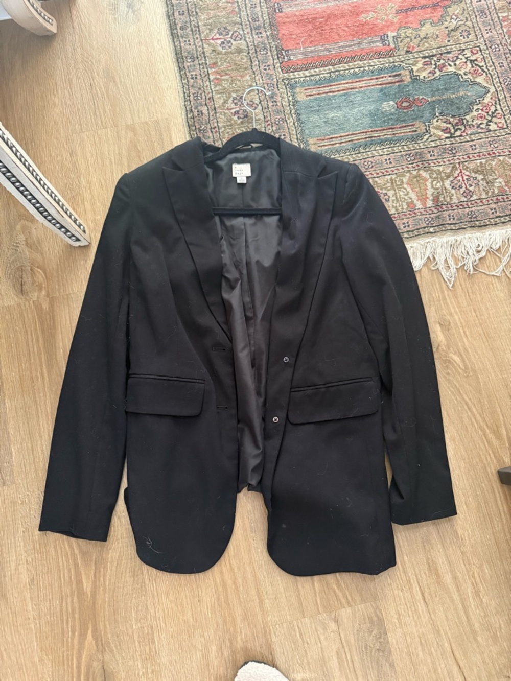 a new day Black Open-Front Women's Blazer